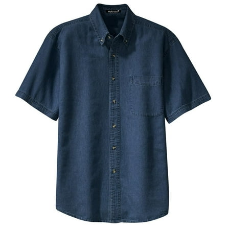 Mafoose Mens Long Sleeve Value Denim Shirt